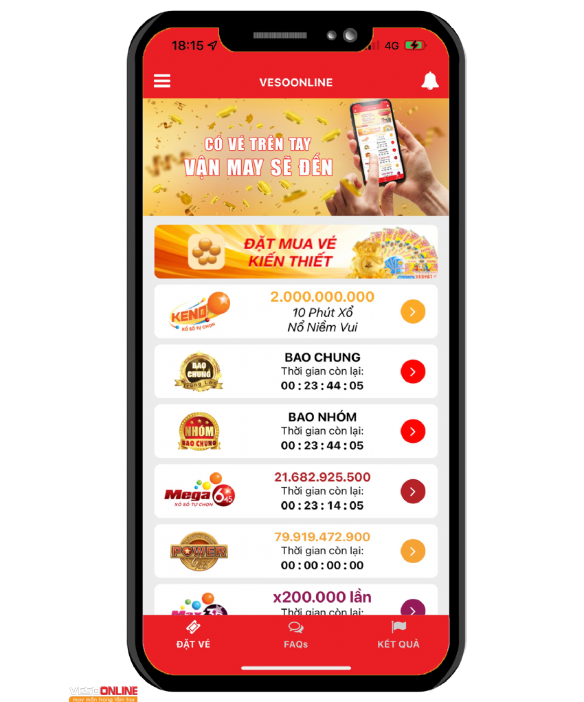 Cách đơn giản mua vé số Vietlott Online
