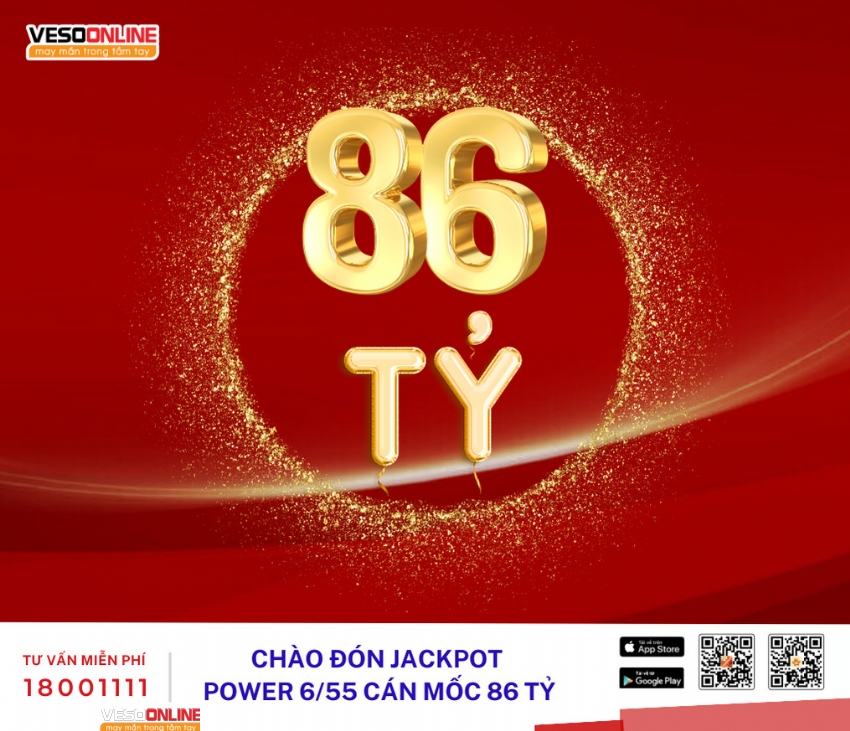 Cơ hội trúng Jackpot Power 6/55 86 tỷ chỉ từ 10k?