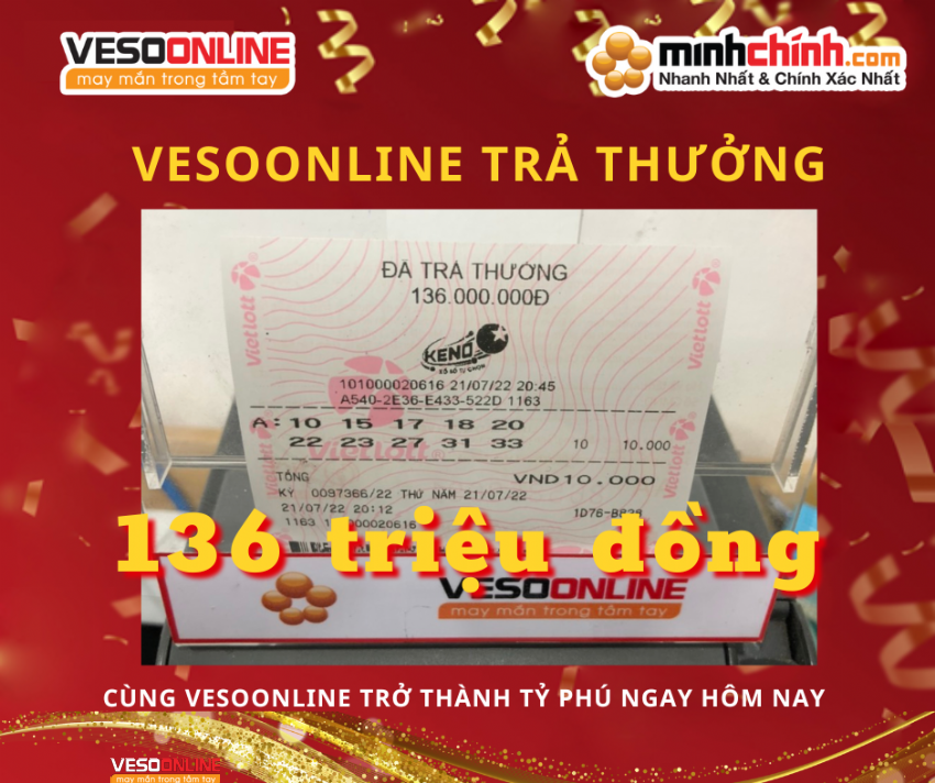 Tham khảo cách đánh Keno trúng trên 10 triệu?