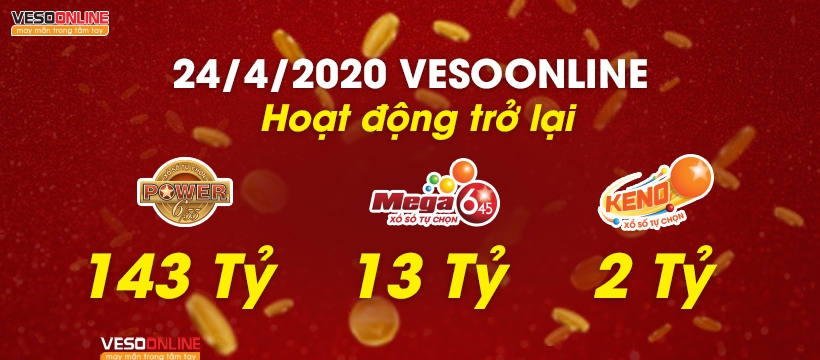 VESOONLINE chính thức hoạt động trở lại vào ngày 24/04/2020